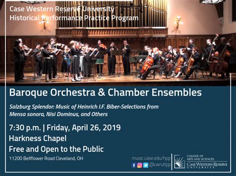 Baroque Orchestra and Chamber Ensembles – Department of Music