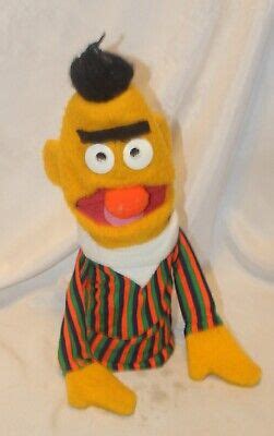 VINTAGE CHILD GUIDANCE Sesame Street BERT Hand Puppet 1980 Rare £18.30 ...