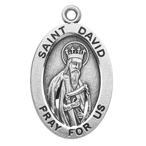 Sacco Company > D Saint Names > ST DAVID PATRON SAINT MEDAL