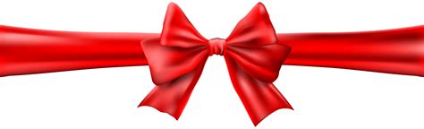 Red Bow with Ribbon Clip Art Image | Gallery Yopriceville - High ...