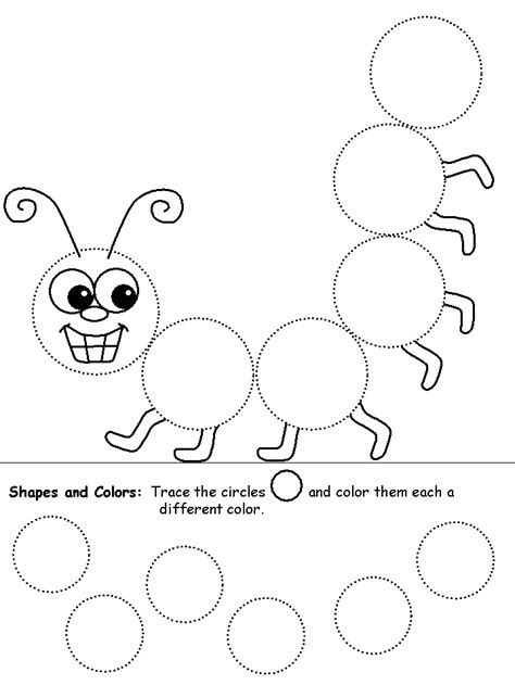 Tracing Circle Worksheets