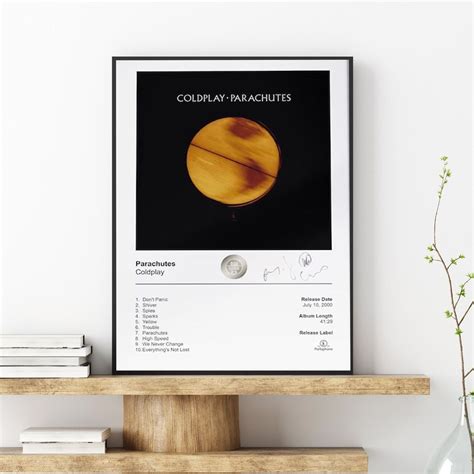 Coldplay Poster, Album Cover Poster, Parachutes Album Cover Poster sold ...