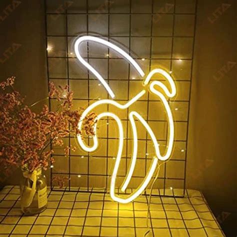 Banana Neon Sign For Decorating Your Room - LITA SIGN