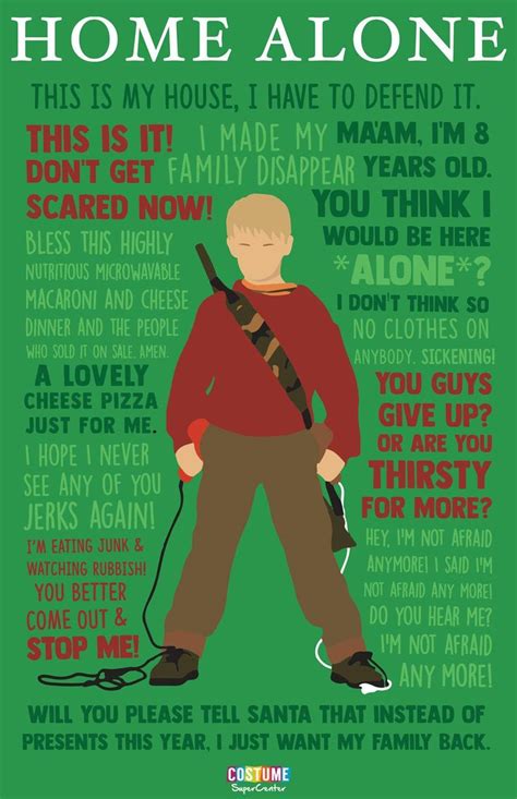 Four Classic Christmas Movie Quotable Posters - Home Alone ...