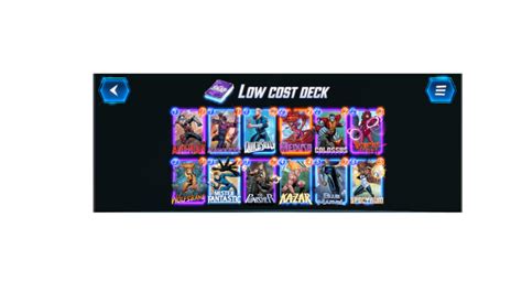 Marvel Snap Low Cost Deck (Great New Player Deck)