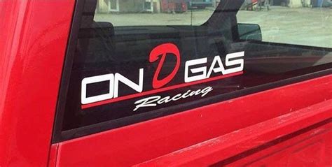 On D Gas Racing decal – ON D GAS, LLC