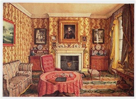 Another drawing room - this time 1838. Gives an idea of the busy ...