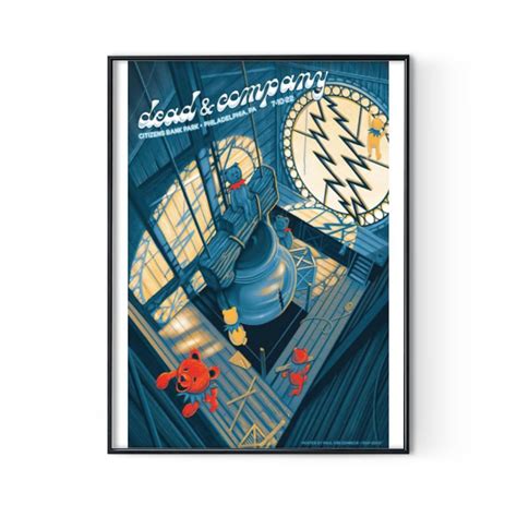 2022 Dead and Company Citizens Bank Park Poster, Dead And Co Summer 2022 Tour Poster Digital ...