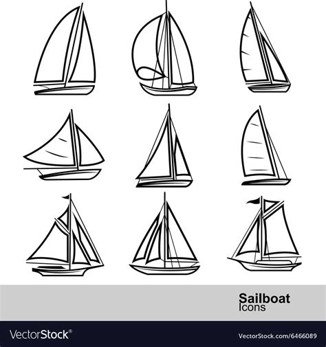 Sailboat Royalty Free Vector Image - VectorStock