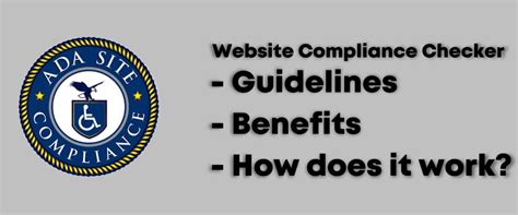 Website Compliance Checker | Test Your Website for Accessibility