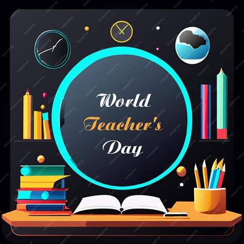 Premium Vector | Happy teacher's day banner template