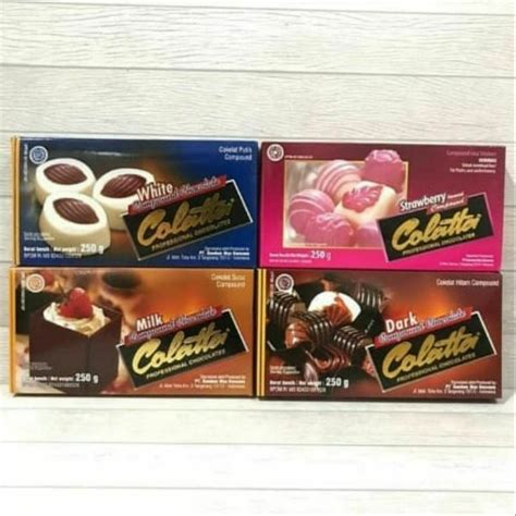 Coklat Batangan Colatta Dark / Milk / White / Strawberry 250 gr / gram | Lazada Indonesia