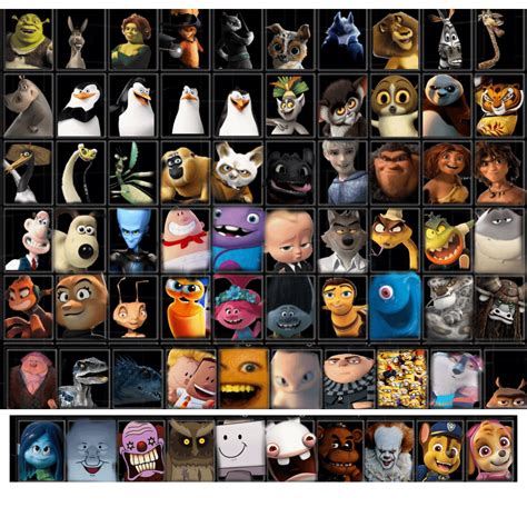 Dreamworks Characters