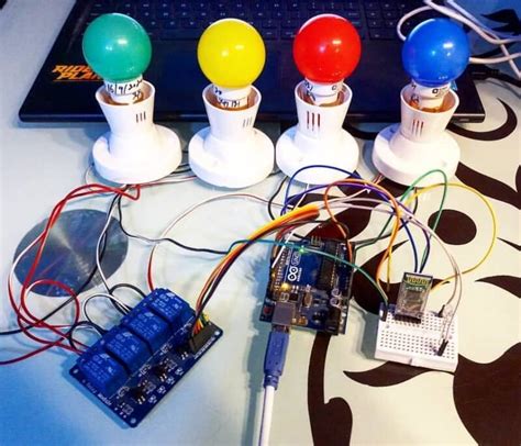 Home Automation Using Arduino And Bluetooth Circuit Diagram - Wiring View and Schematics Diagram