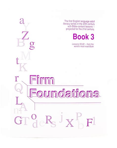 Firm Foundations: Book 3 (Digital Download)