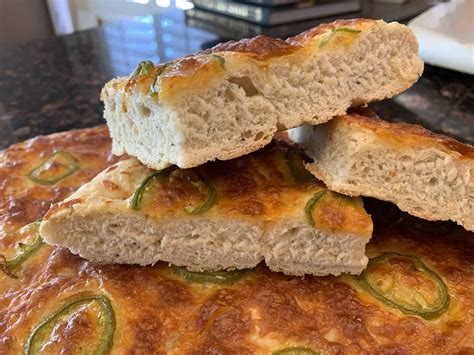 Jalapeno Cheese Focaccia Bread ~ The Recipe Bandit