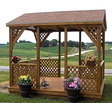 Rectangular Gazebo Plans – Pergola Gazebos: