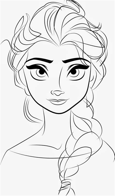 disney Frozen Elsa line drawings - Google Search | Páginas para ...