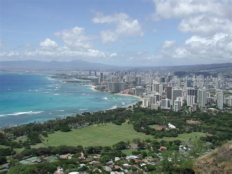 Honolulu from Diamond Head Free Photo Download | FreeImages