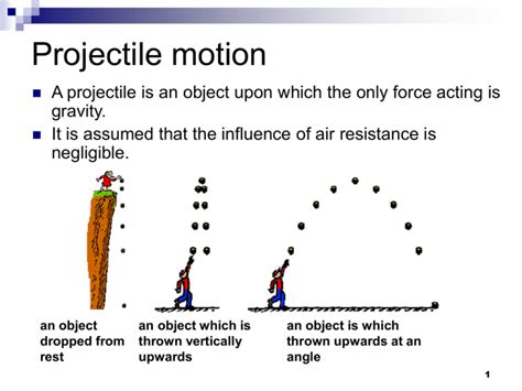 1.4 Projectile Motion