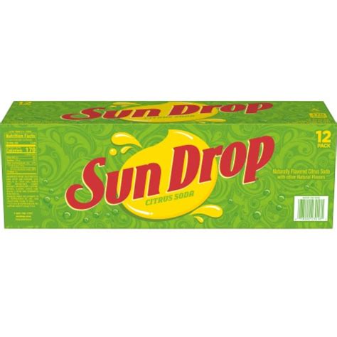 Sun Drop Citrus Soda, 12 cans / 12 fl oz - Harris Teeter