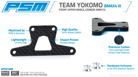 PSM RC Carbon Fiber parts for Yokomo | RC Soup