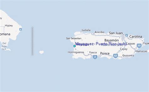 Mayaguez, Puerto Rico (sub) Tide Station Location Guide