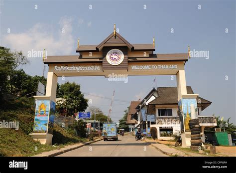 Border crossing thailand hi-res stock photography and images - Alamy