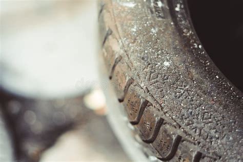 Old Tires on the Dump Truck Stock Photo - Image of detail, ripped ...