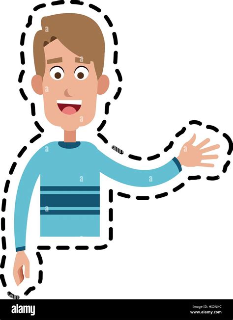 happy man cartoon icon image Stock Vector Image & Art - Alamy