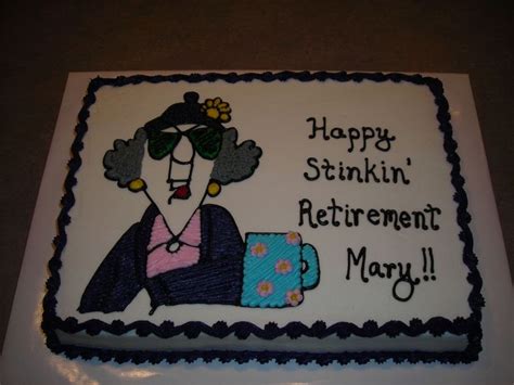 happy retirement cake images - Madelene Fryer