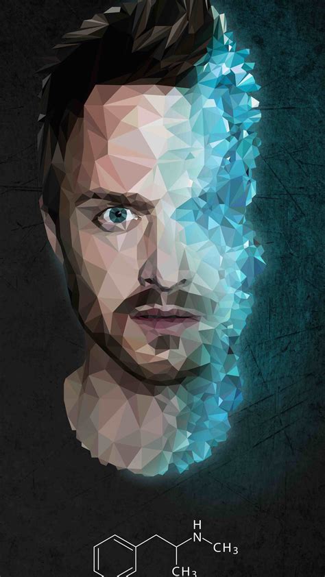 1080x1920 Jesse Pinkman Breaking Bad 4k Low Poly Iphone 7,6s,6 Plus ...