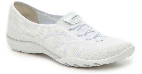 Skechers Synthetic Relaxed Fit Sweet Jam Slip-on Sneaker in White - Lyst