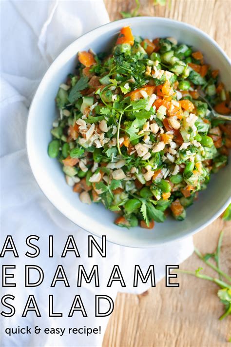 Asian Edamame Salad - Lillie Eats and Tells