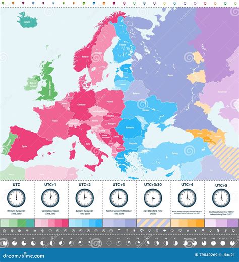 2023 Map Of European Time Zones