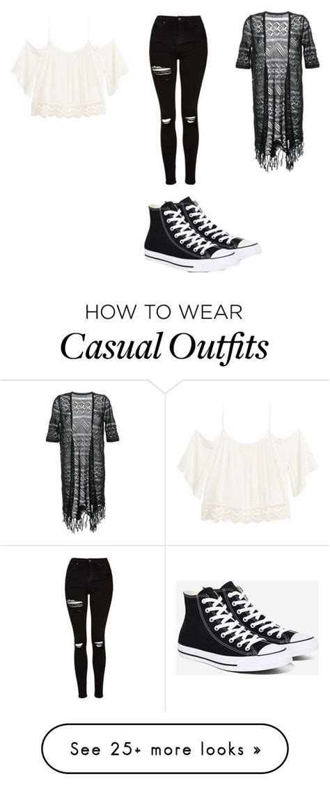 "Casual Outfit" by chloethecrazy on Polyvore featuring Guild Prime, Topshop and Converse Outfits ...