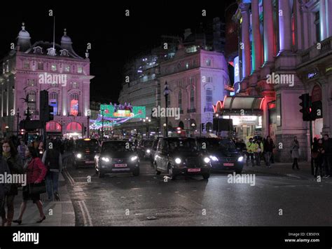 Piccadilly circus night 2011 hi-res stock photography and images - Alamy