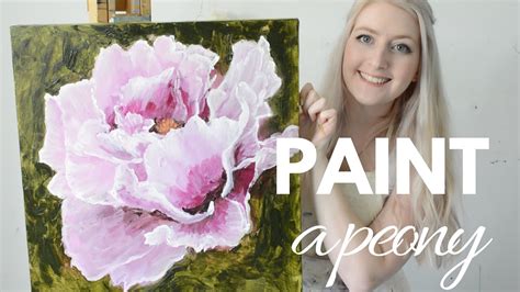 Peony Painting