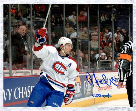 Richard Zednik Montreal Canadiens Autographed 8×10 – jlbsportrarities