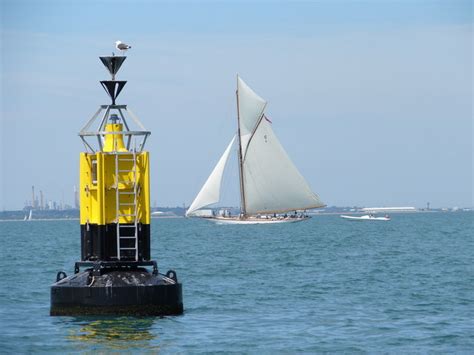 South East Ryde Middle Cardinal Buoy and... © Ian Paterson :: Geograph Britain and Ireland