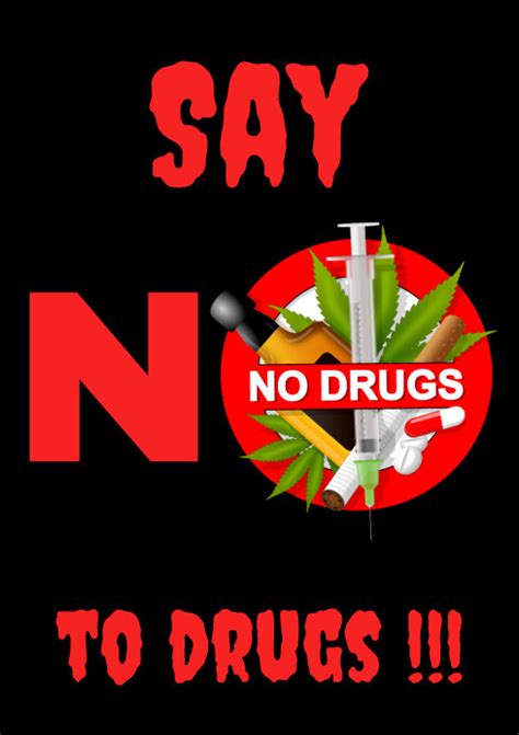 Say No Drugs Poster Ideas