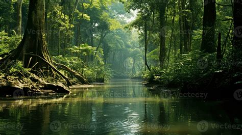 forest congo rainforest swamps ai generated 29109374 Stock Photo at ...