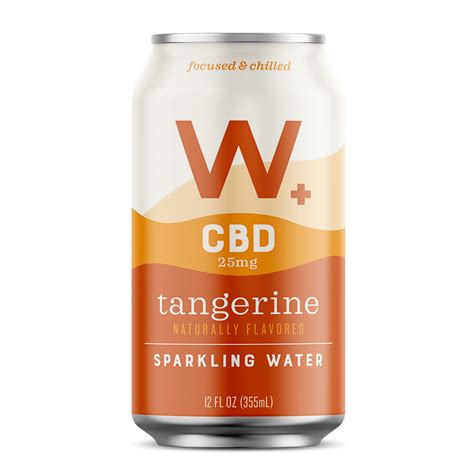 CBD Sparkling Water Tangerine | Weller