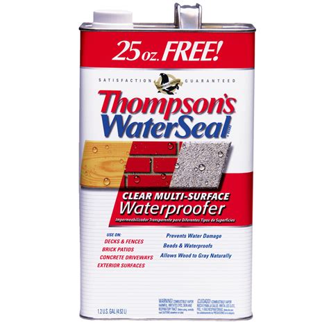 Thompsons WaterSeal VOC MultiSurface Waterproofing Sealer - Walmart.com ...