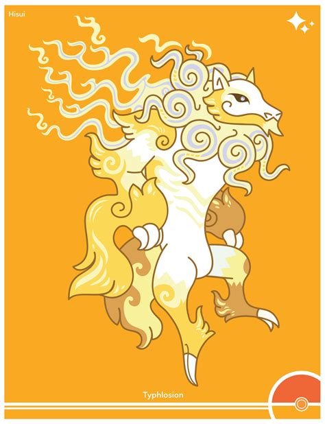 Shiny Hisuian Typhlosion by Cosmopoliturtle on DeviantArt