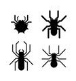 Spider silhouette arachnid fear graphic flat scary