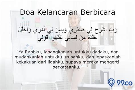 Doa Agar Lancar Berbicara - Homecare24