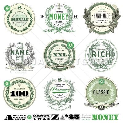 Vector Money Logo Set - Snap Vectors