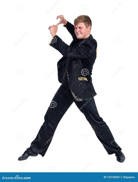 Disco Dancer Showing Some Movements Stock Photo - Image of funky ...