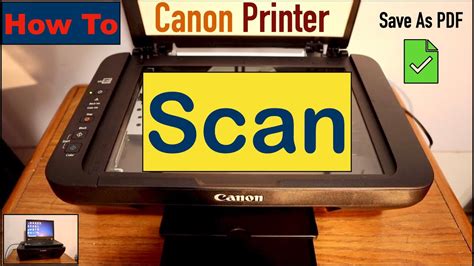 How To Scan A Document In Canon Printer ? - YouTube